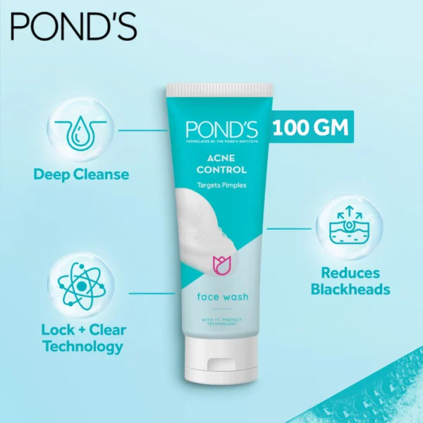 Ponds Acne Control Face Wash - 100G - Image 4